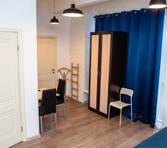 Семейный номер с 2х ярусными кроватями в Smart Hotel Kantemirovsky