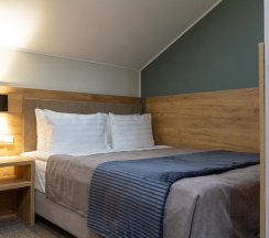 Номер эконом с 1 двуспальной кроватью (без окна) в Gesten hotel