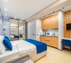 Андеграунд апартамент трехместный с выходом к бассейну в Булгаков by Десо.Курорт