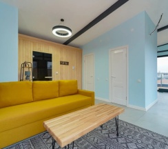 Апартаменты Superior с 3 комнатами с балконом в Апарт-отель Residence Graphite