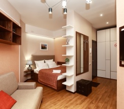 Студия 6 на 17 этаже 1 подъезд (г. Тюмень, ул. Малыгина д.90) в Rehome