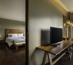 Двухместный номер Jacuzzi Deluxe с видом на океан двуспальная кровать в Silavadee Pool Spa Resort