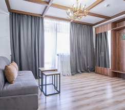 Студия четырёхместная с мини-кухней и балконом в Астра де Роза