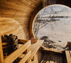 Глэмп №2 с видом на залив в Vyborg Bay