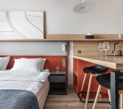 Studio Large 26,3 закатное солнце в Well