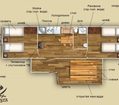 Номер стандарт с 4 односпальными кроватями в Тортуга
