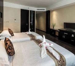 Двухместный номер Business с видом на сад (двуспальная кровать) в Guangdong Nanmei Osotto Hotel