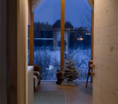 Лодж 4 с бесплатной сауной + Безлимитное посещение ЕлятыПарка в ЕлятыЛодж