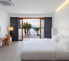 Двухместный номер Deluxe с видом на море двуспальная кровать в X-sea khanom Harbor Bay Resort