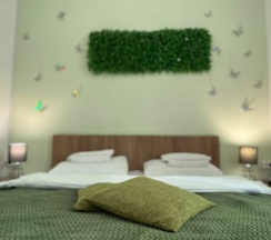 Двухместный стандарт с двуспальной кроватью и удобствами в номере в Митяевский