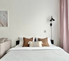 Однокомнатная квартира (Метро Ленинский проспект, 10 минут пешком) в Rauktis apartments