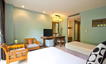 Двухместный номер Superior с видом на сад двуспальная кровать в Green Park Resort