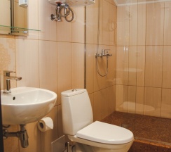 Улучшенный номер с кухней и двуспальной кроватью в Time hotel