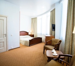 Двухместные апартаменты двуспальная кровать в Черноморская