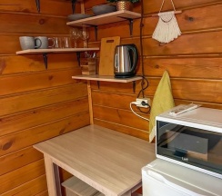 Двухместный номер с двуспальной кроватью с видом на горы в Hub House