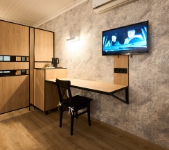 Двухместный номер КОМФОРТ с большой двуспальной кроватью или двумя односпальными кроватями в Морской