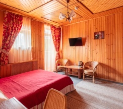 Четырёхместный номер (Building 1) Коннект с 2 комнатами с балконом в Ателика Улиткино