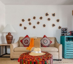 Двухместный Beach House Palapa двуспальная кровать в Shangri-la Caribe Beach Village Resort