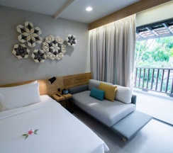 Двухместный семейный номер Deluxe 2 отдельные кровати в Andaman Cannacia Resort & Spa