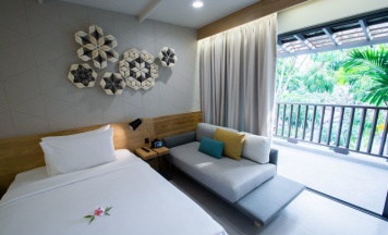 Двухместный номер Canna Deluxe двуспальная кровать в Andaman Cannacia Resort & Spa