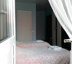 Двухместный номер с двумя одноместными кроватями и балконои в Люксембург