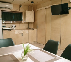 Дом с купелью с панорамными окнами и открытой террасой #5 в Уютные Ёлы