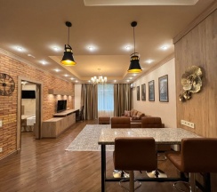 Двухместный номер Deluxe с видом на внутренний двор двуспальная кровать в City Stay Apart Hotel Almaty
