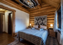 Номер стандарт Пёстрая сорока с 1 двуспальной кроватью ( корпус Деревянный Этноотель ) в Бобровая долина