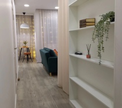 Двухместные апартаменты с балконом (двуспальная кровать) в Квартира на Тургенева 8