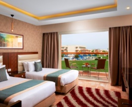 Двухместный номер Deluxe с видом на сад 2 отдельные кровати в Pickalbatros Royal Moderna Sharm & Aqua Park