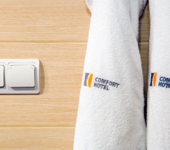 ЛЮКС ДВУХКОМНАТНЫЙ с одной большой или двумя отдельными кроватями в Comfort_Nsk Hotel