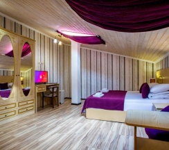 Семейный мансардный номер с двухярусной кроватью в Galla