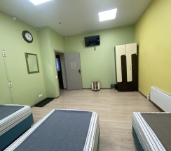 Кровать в 4-местном общем номере в Афина