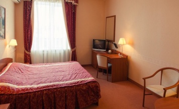Комната эконом с 1 двухспальной кроватью или 2 раздельными в Резиденция троя
