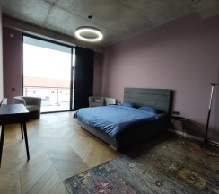 Апартаменты с 3 комнатами с балконом и с красивым видом из окна в Апарт-отель Residence Graphite