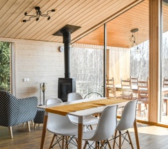 Коттедж Куско с панорамной баней для 6-ти гостей в Rodioncevo Eco Village