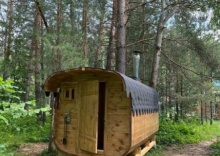 Дом A-frame с квадро-баней в 4 сезона