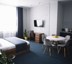 Двухместная студия двуспальная кровать в Автостоп