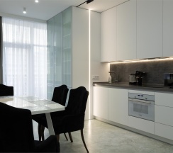 Апартаменты Делюкс с террасой и видом на море в Sphera apartments by Stellar