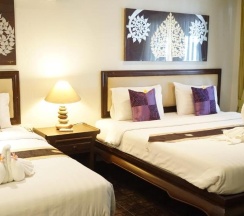 Двухместный номер Deluxe с видом на море двуспальная кровать в Lamai Inn 99 Bungalows