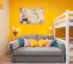 Апартаменты студия Yellow studio by the sea в Посутки