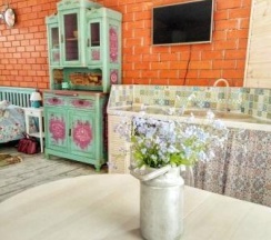 Коттедж стандарт с 1 двуспальной кроватью в Лисапедово