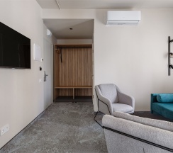 Семейный Люкс с 1 кроватью King-size или 2 односпальными кроватями 90х200см в Нега