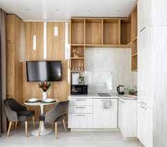 Студия с двумя раздельными кроватями в Сибирские номера