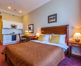 Стандарт с кухней (1 кровать) в Райкин Plaza Hotel