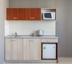 Апартаменты Superior c 1 комнатой с балконом и с красивым видом из окна в Комплекс апартаментов Комфорт