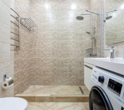 Апартаменты стандарт с двуспальной кроватью кв. 102а в Deluxe apartments