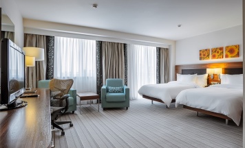 Стандартный номер с двумя раздельными кроватями в Hilton Garden Inn Krasnodar