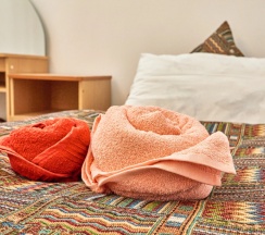 Двухместный номер Standard с балконом и рядом с пляжем 2 отдельные кровати в Ахимса