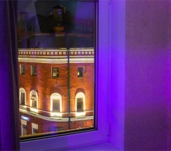 Улучшенный номер с большой круглой кроватью в Скайвью сити